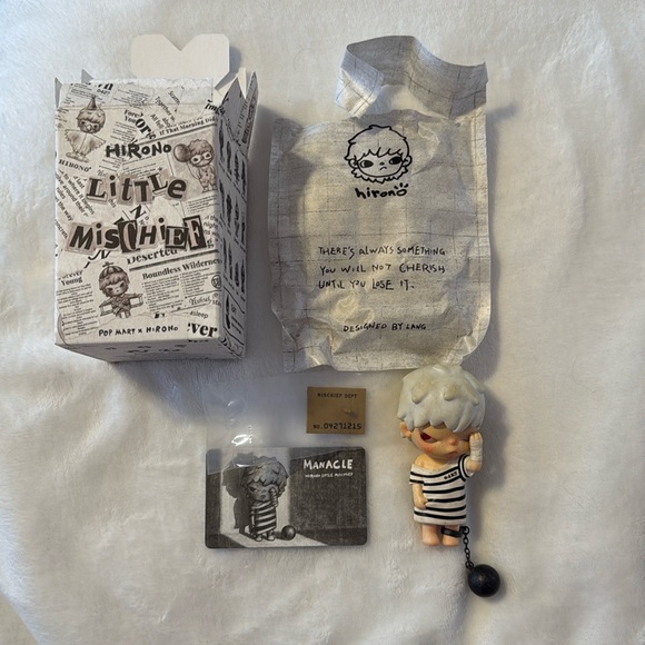 ✨SOLD on MERCARI✨POP MART x HIRONO Little Mischief Series Manacle Mini Figure - Picture 2 of 5